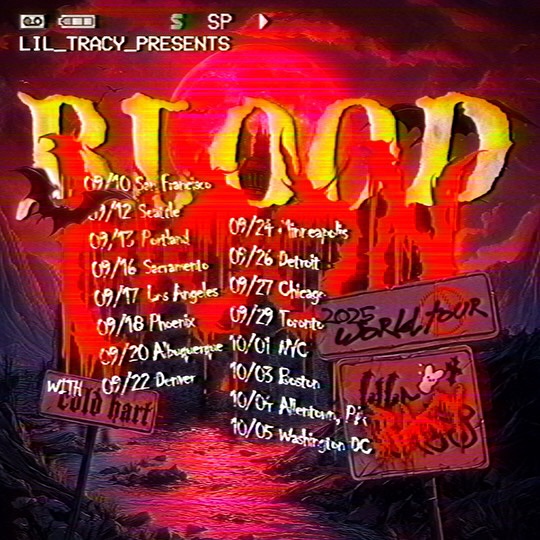 Cold Hart Blood Moon Tour Tour Poster 2025